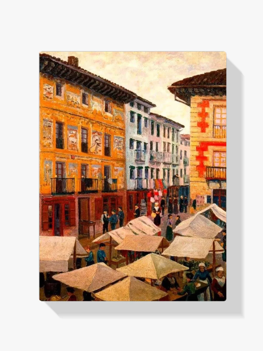 Pintar por números Mercado de Villafranca de Oria
