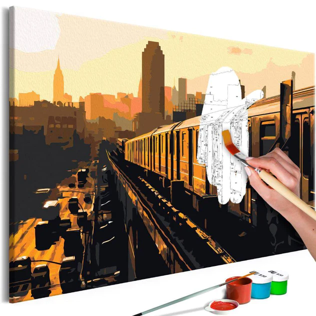Pintar por números Metro de Nueva York