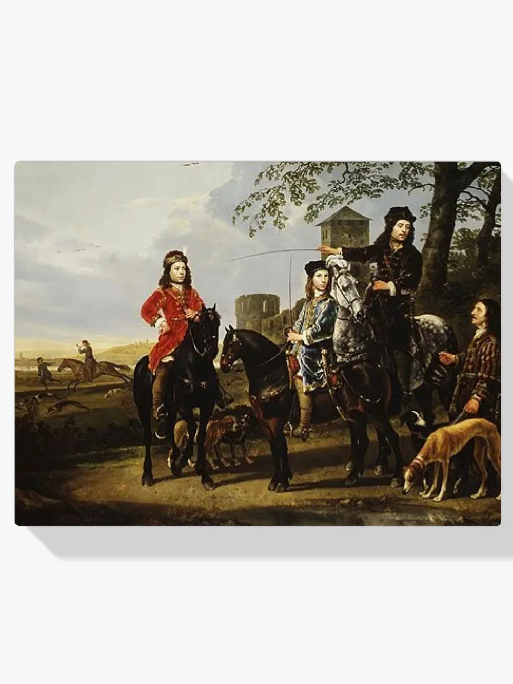 Pintar por números Michiel y Cornelis Pompe van Meerdervoort de caza
