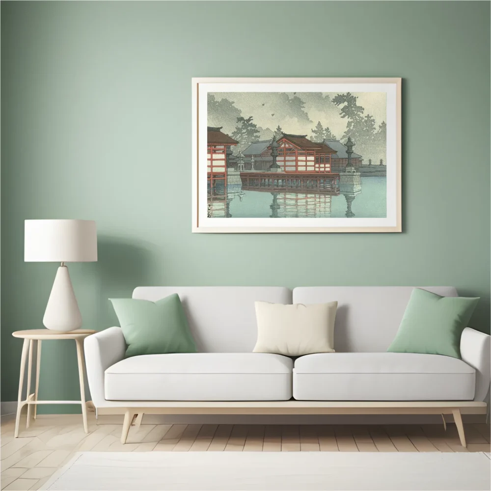 Pintar por números Miyajima en la niebla – foto 5