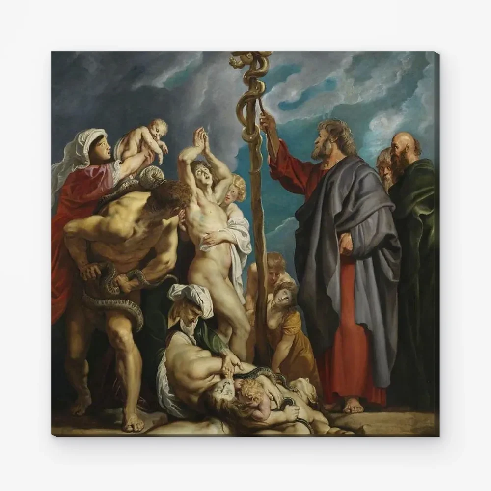Pintar por Números - Moisés y la serpiente de bronce