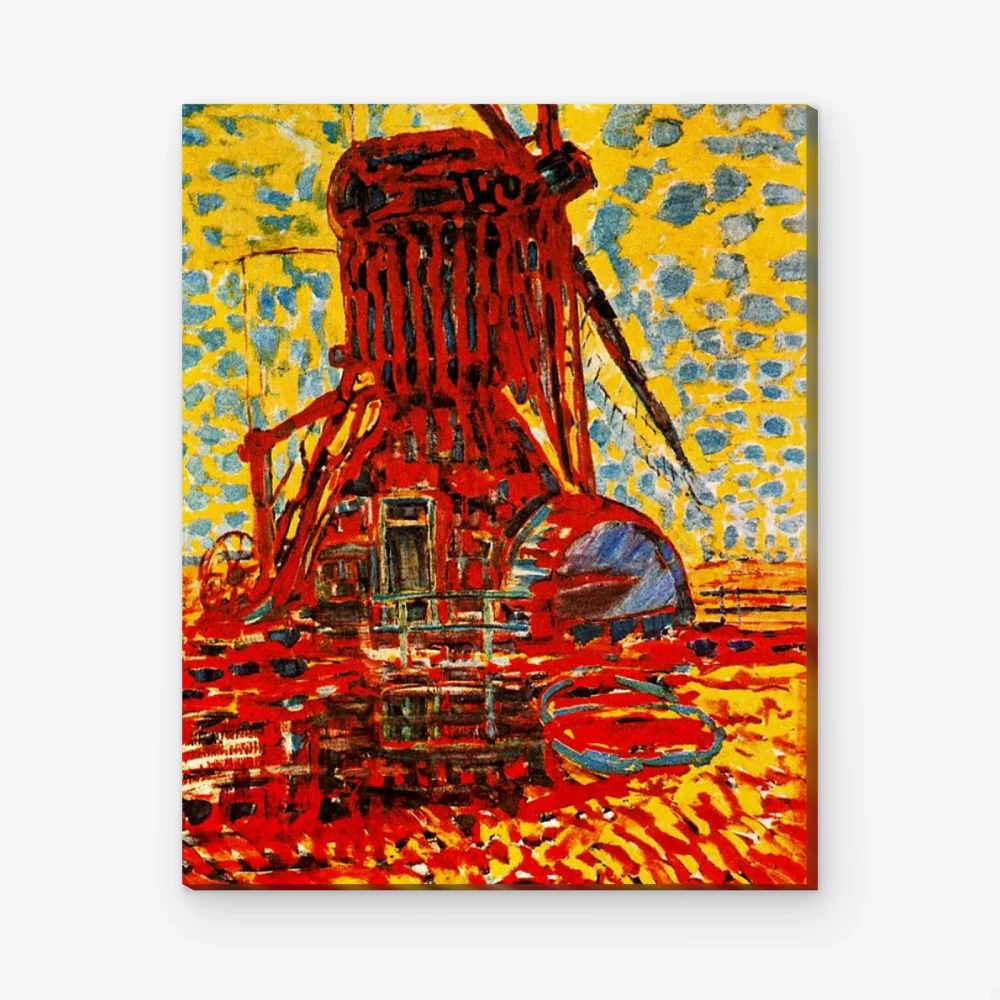 Pintar por Números - Molino al sol: el Winkelmolen