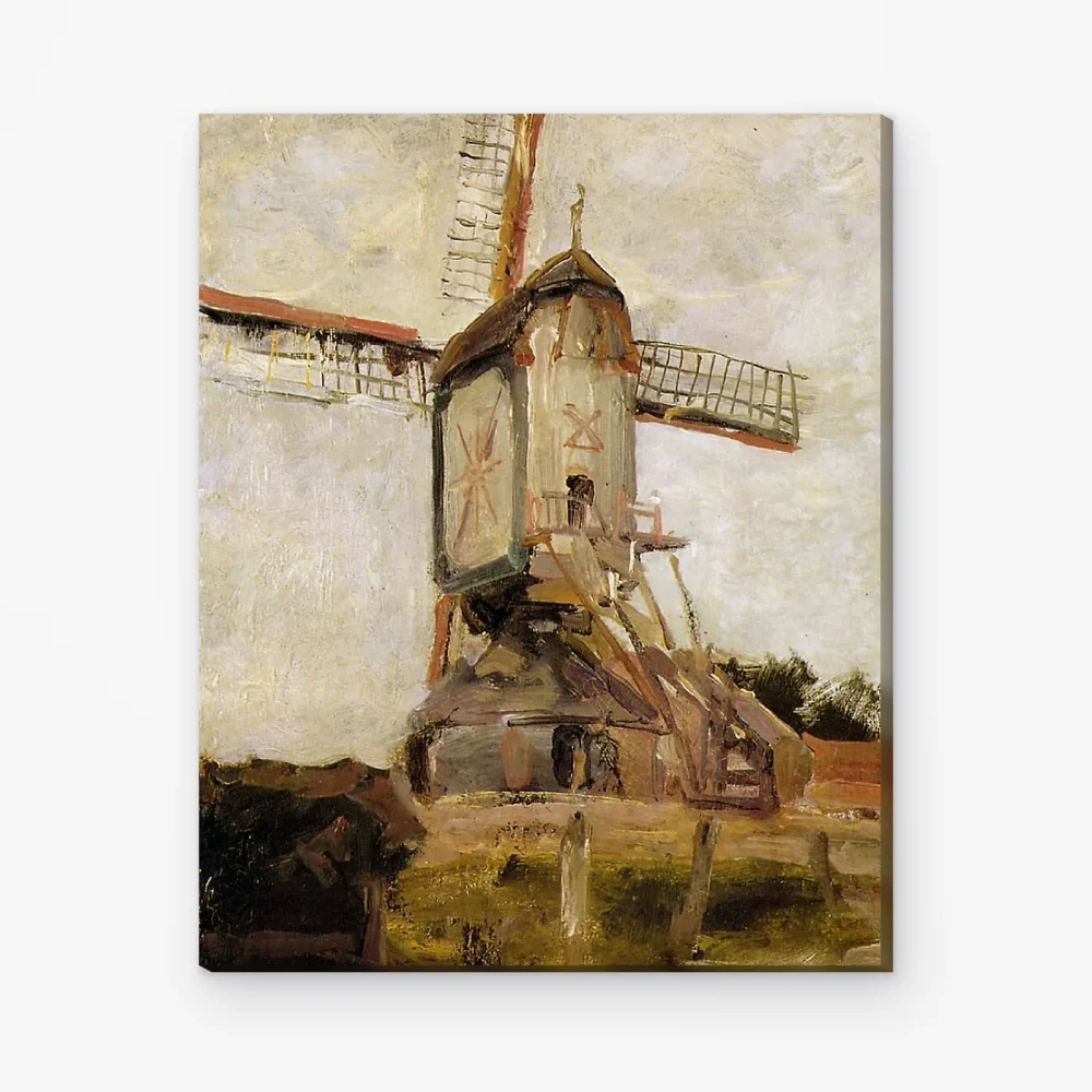 Pintar por Números - Molino de Heeswijk al sol