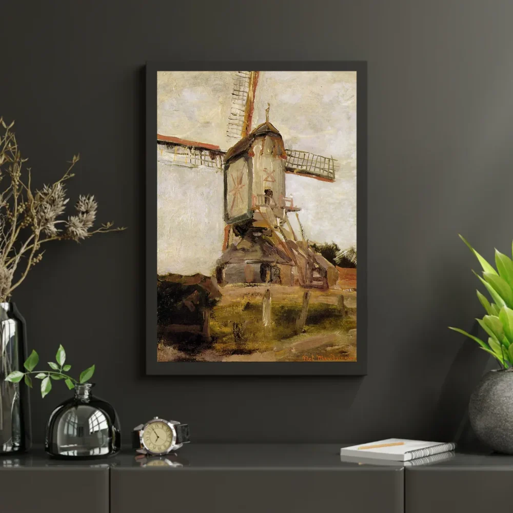 Pintar por números Molino de Heeswijk al sol – foto 3