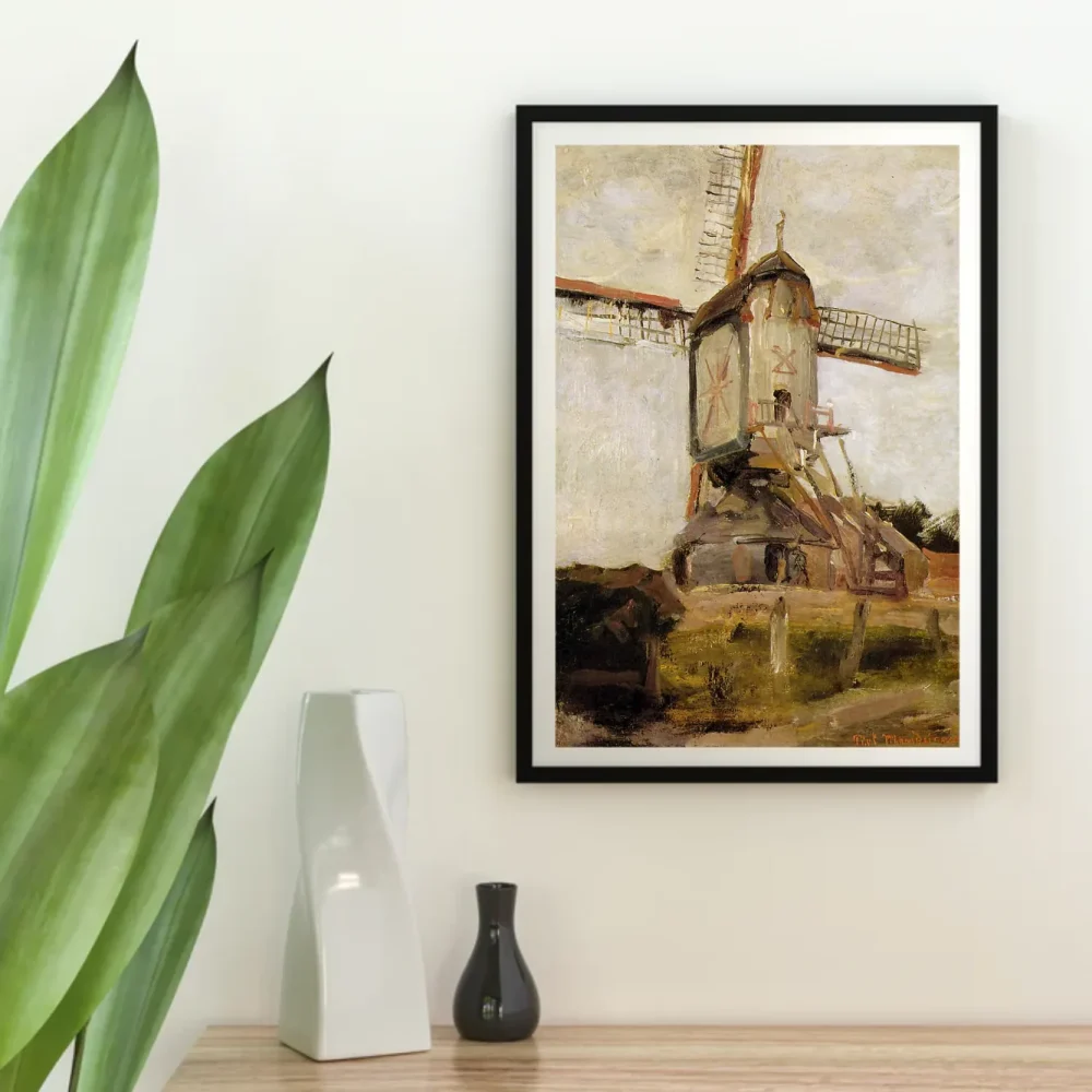 Pintar por números Molino de Heeswijk al sol – foto 4