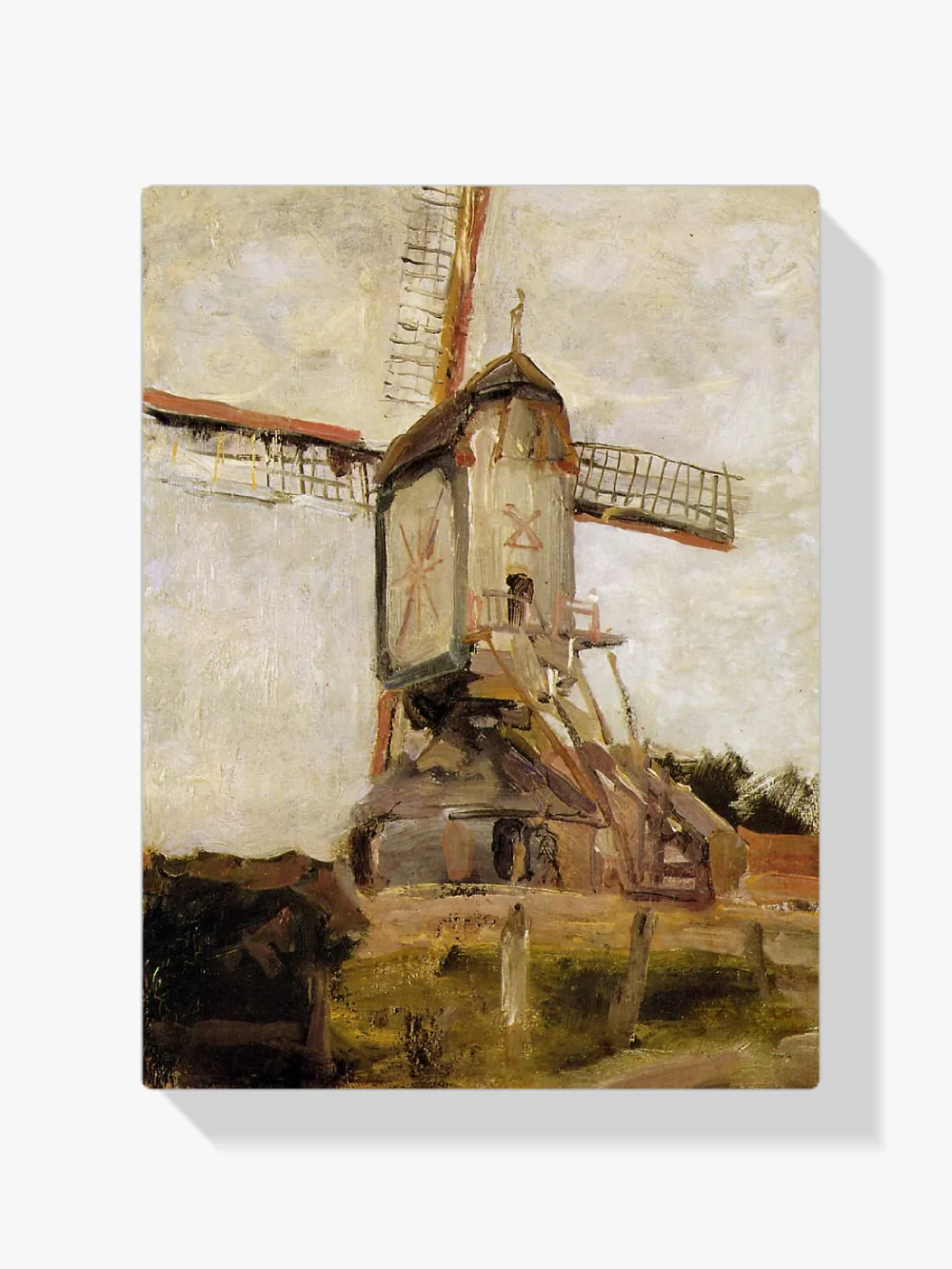 Pintar por números Molino de Heeswijk al sol