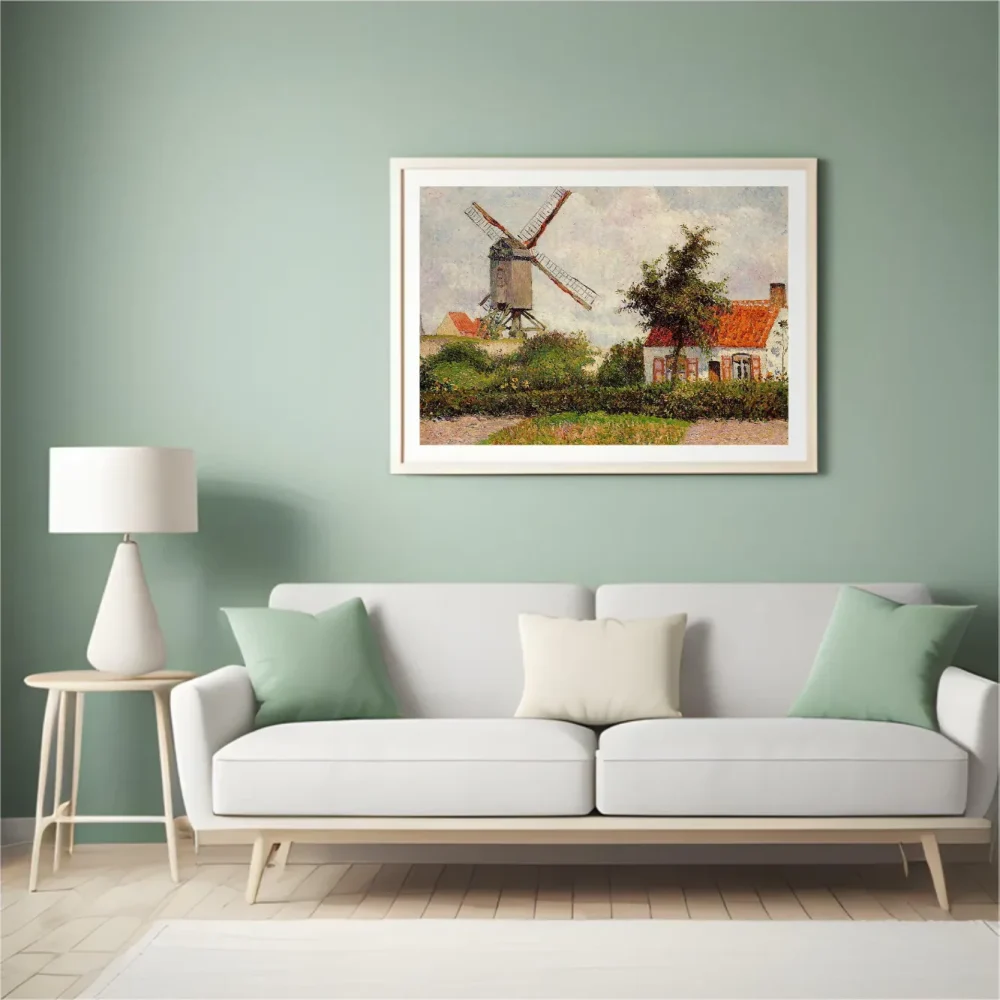 Pintar por números Molino en Knokke, Bélgica – foto 4