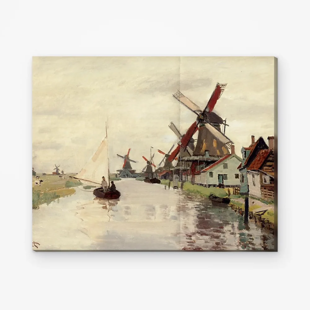 Pintar por Números - Molinos de viento en Holanda