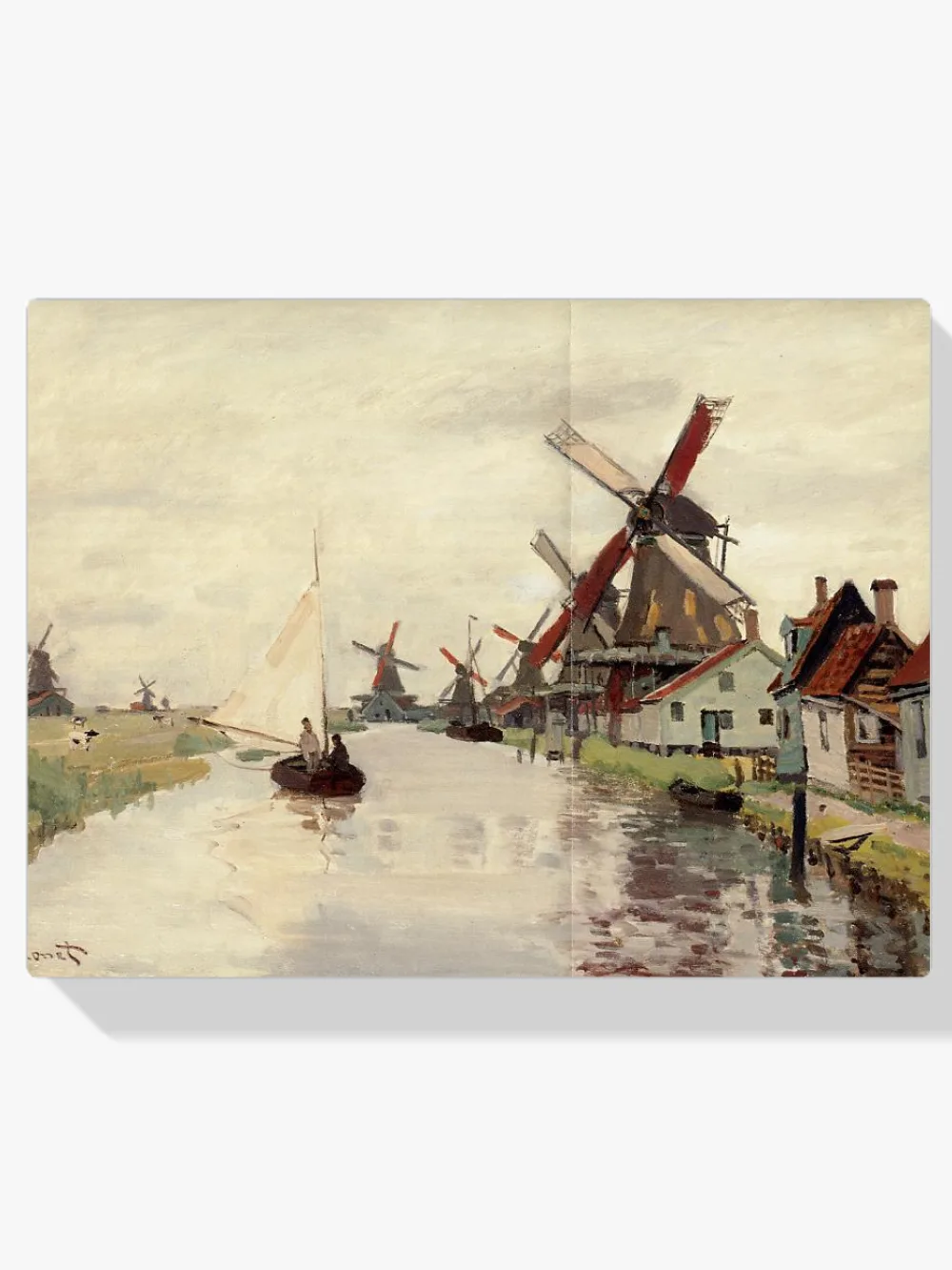 Pintar por números Molinos de viento en Holanda