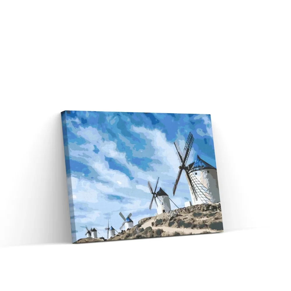 Pintar por números Molinos de viento, Toledo