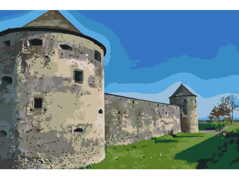 Pintar por números Monasterio de Bzovík, Eslovaquia – foto 2