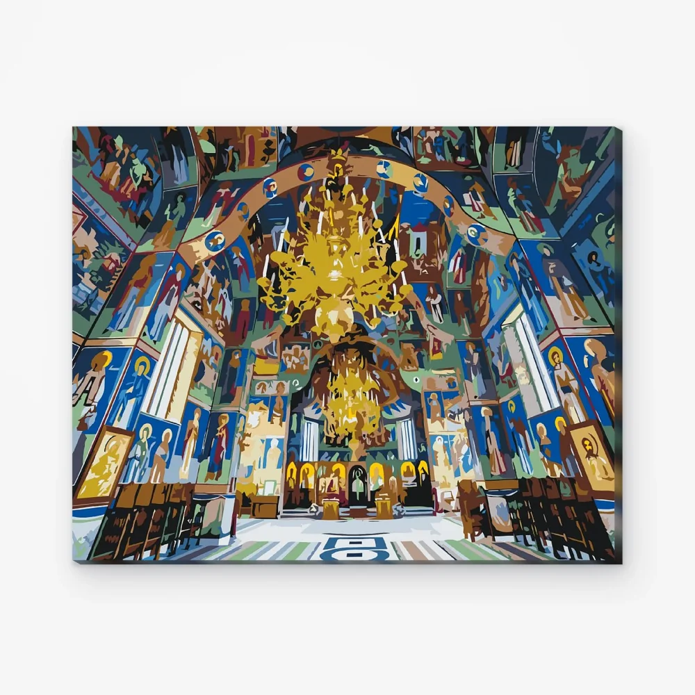 Pintar por Números - Monasterio de Sihăstria, Rumanía