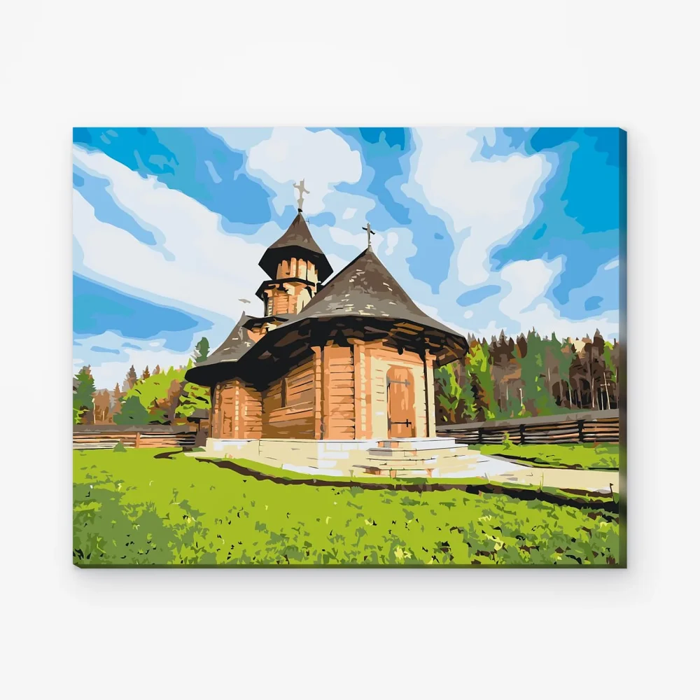 Pintar por Números - Monasterio de Sihăstria, Rumanía 2