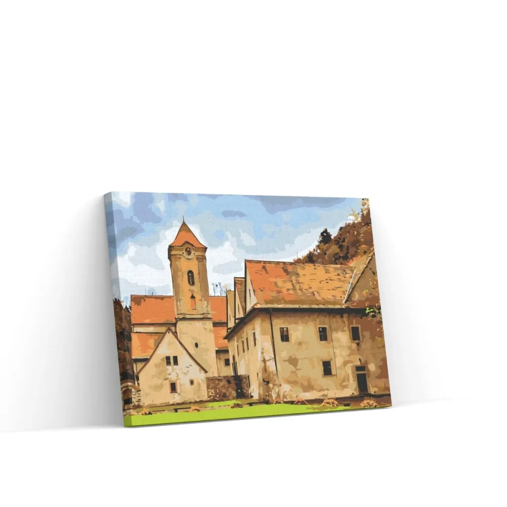 Pintar por números Monasterio Rojo, Eslovaquia