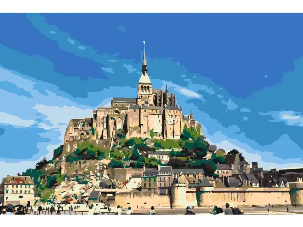 Pintar por números Mont Saint-Michel – foto 2