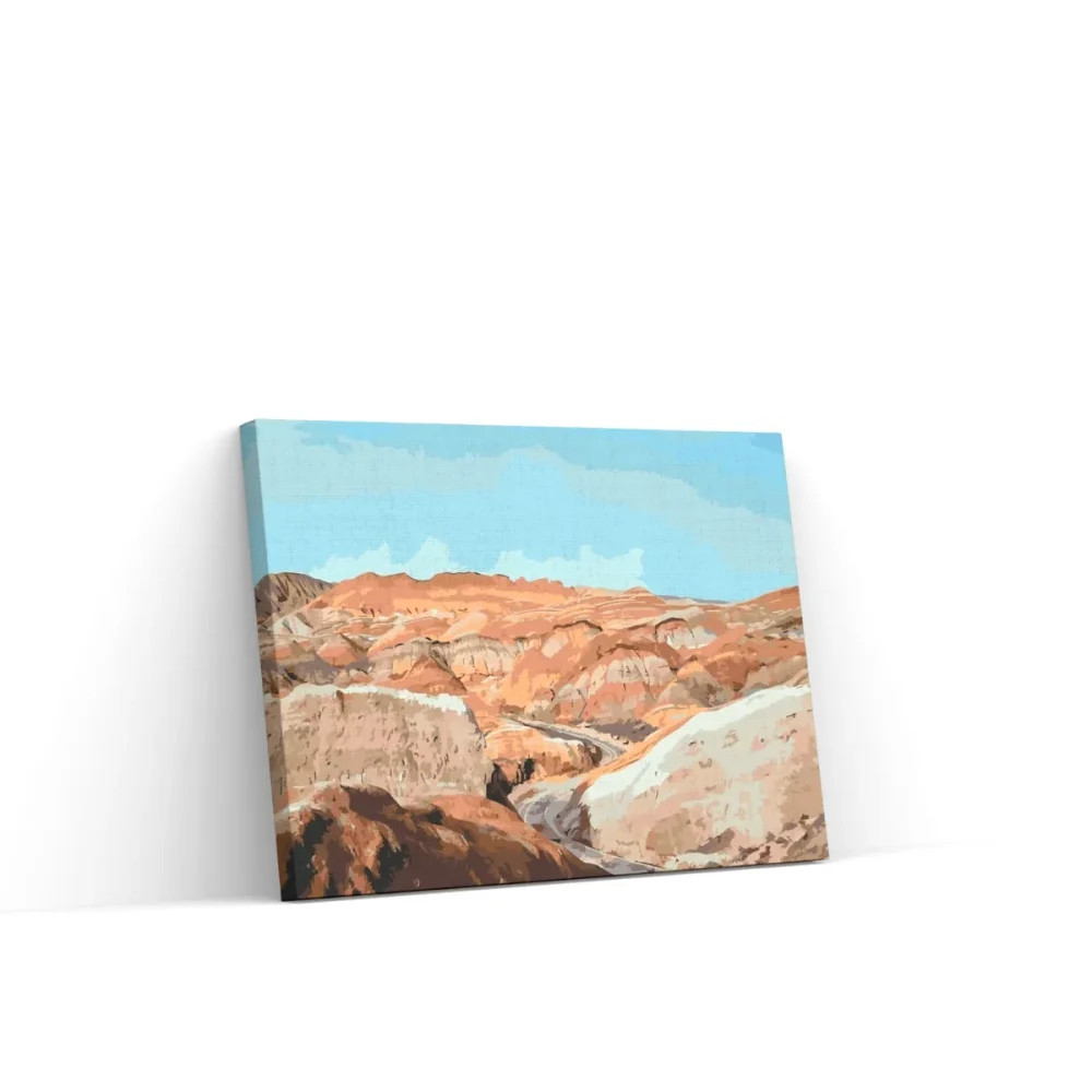 Pintar por números Montañas arcoíris de Danxia, China