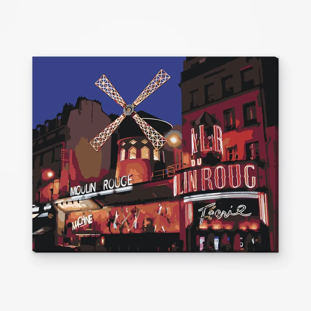 Pintar por Números - Moulin Rouge