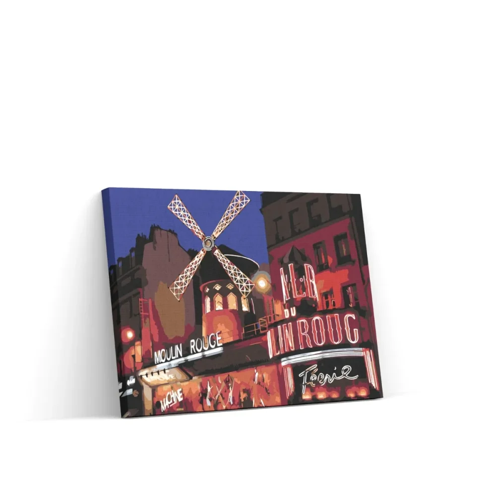 Pintar por números Moulin Rouge