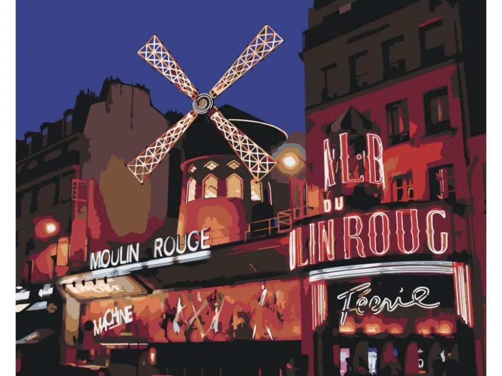 Pintar por números Moulin Rouge – foto 2