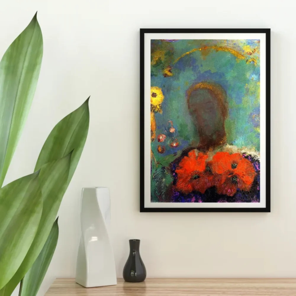 Pintar por números Muchacha con amapolas – foto 4