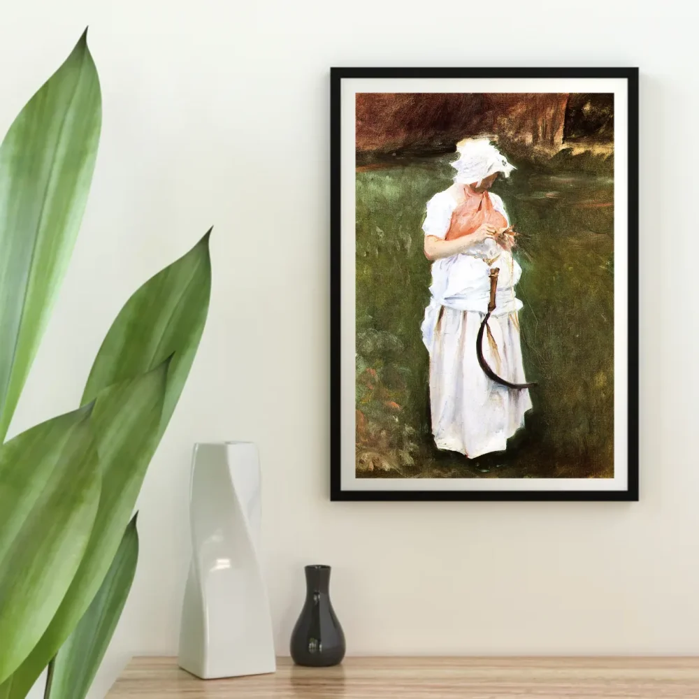 Pintar por números Muchacha con la hoz – foto 4