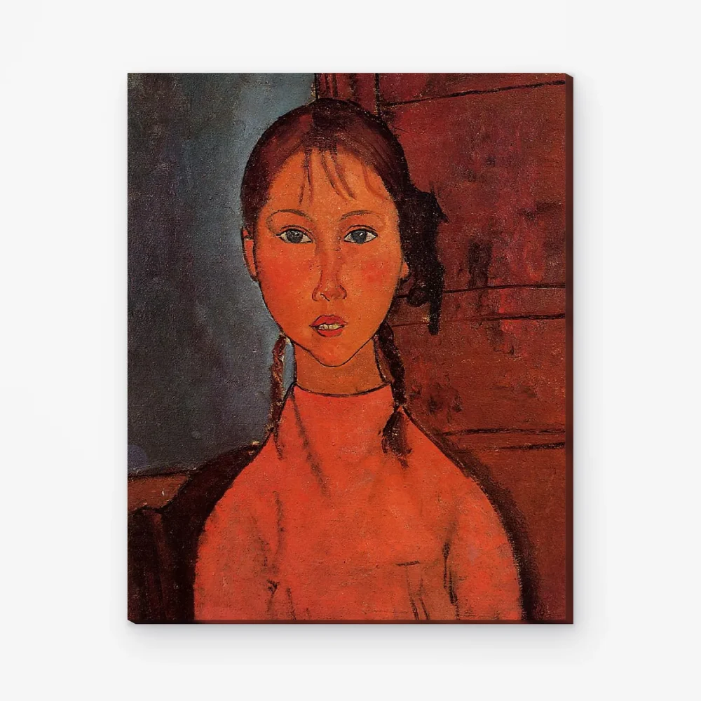 Pintar por Números - Muchacha con trenzas