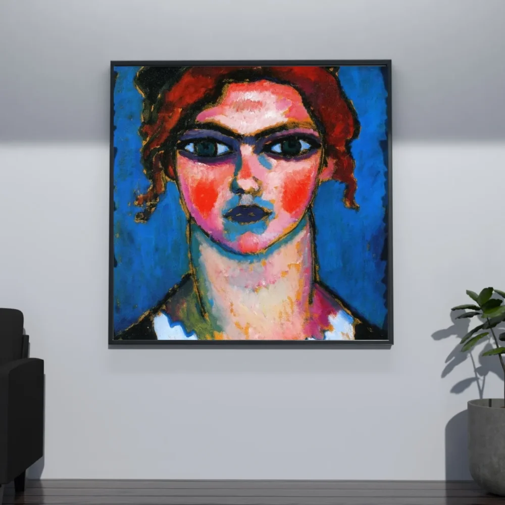 Pintar por números Muchacha de ojos verdes – foto 4