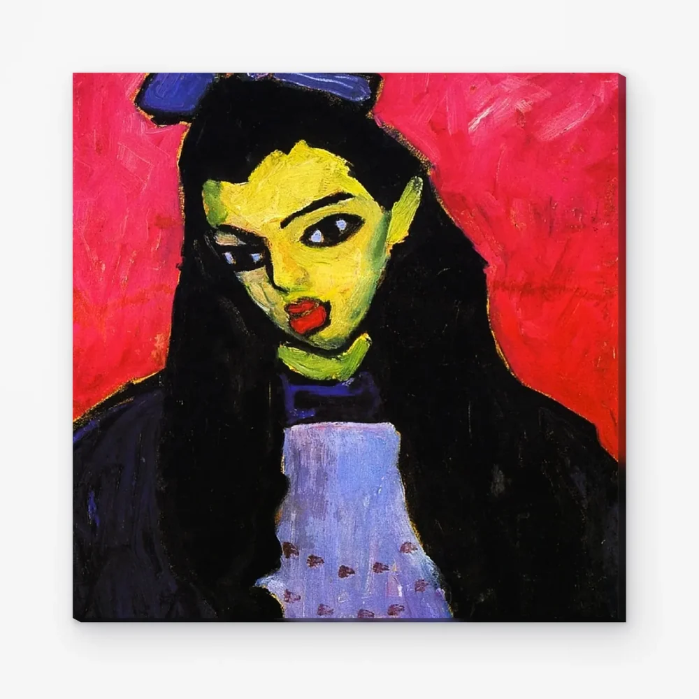 Pintar por Números - Muchacha de pelo negro