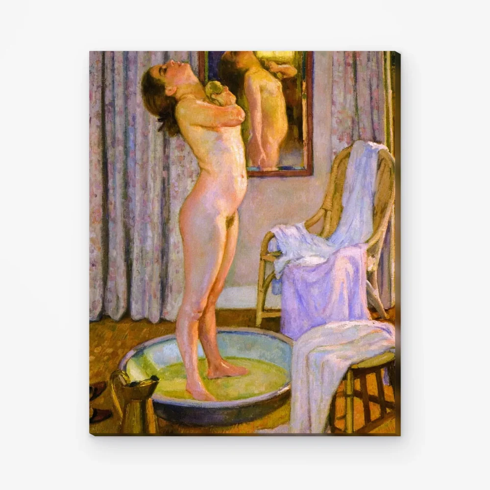 Pintar por Números - Muchacha en el baño