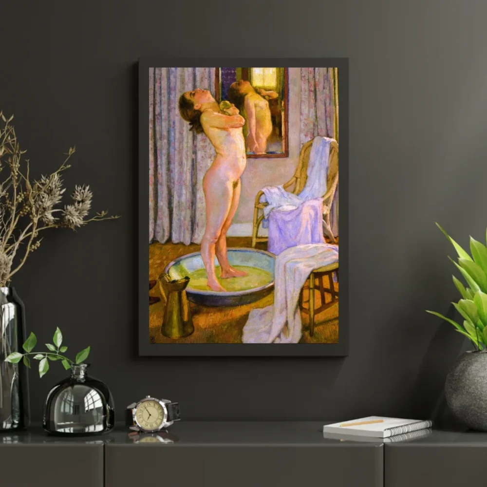 Pintar por números Muchacha en el baño – foto 3