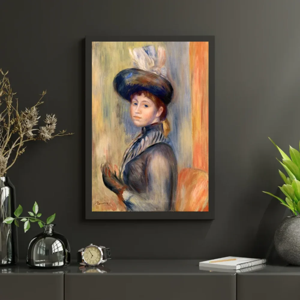 Pintar por números Muchacha en gris azulado – foto 3