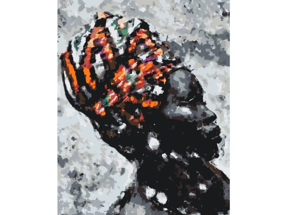 Pintar por números Mujer africana – foto 2