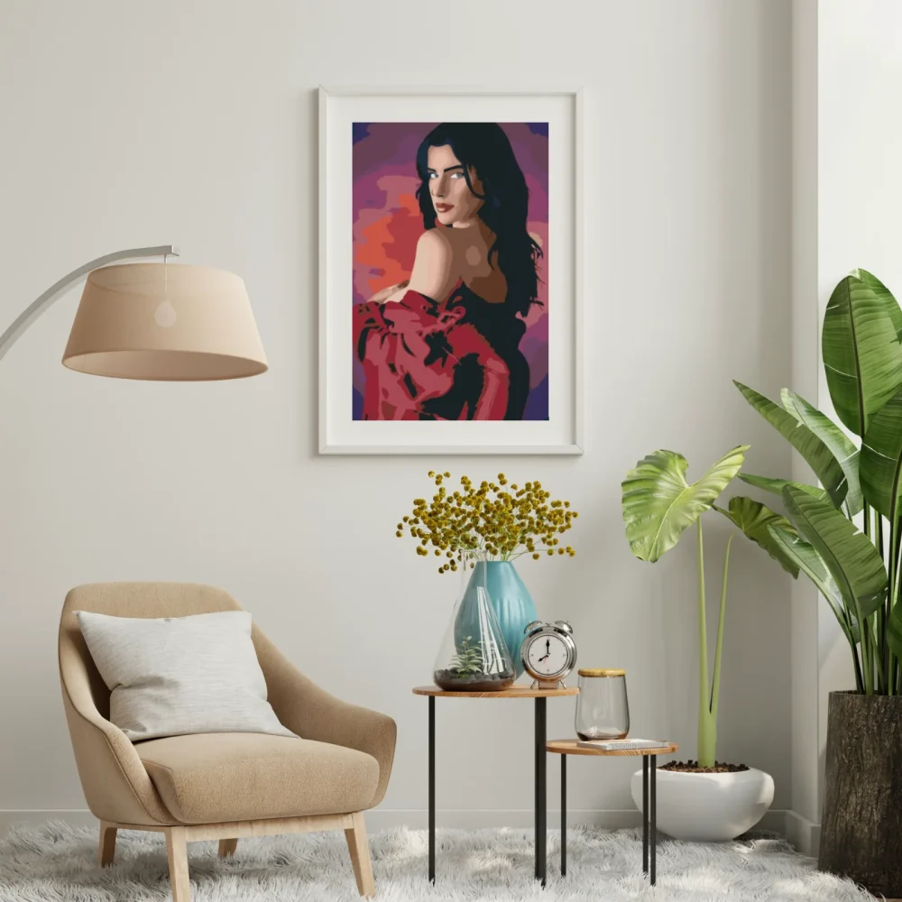 Pintar por números Mujer con camisa – foto 3