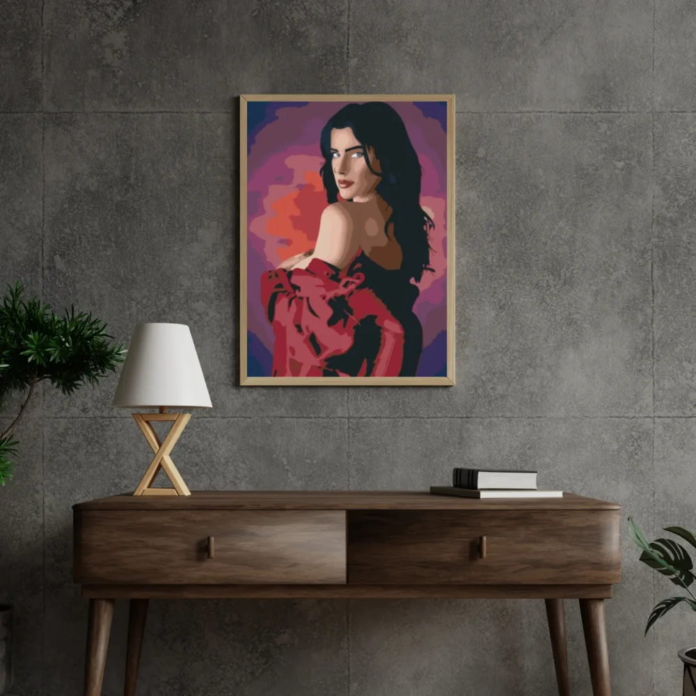 Pintar por números Mujer con camisa – foto 4