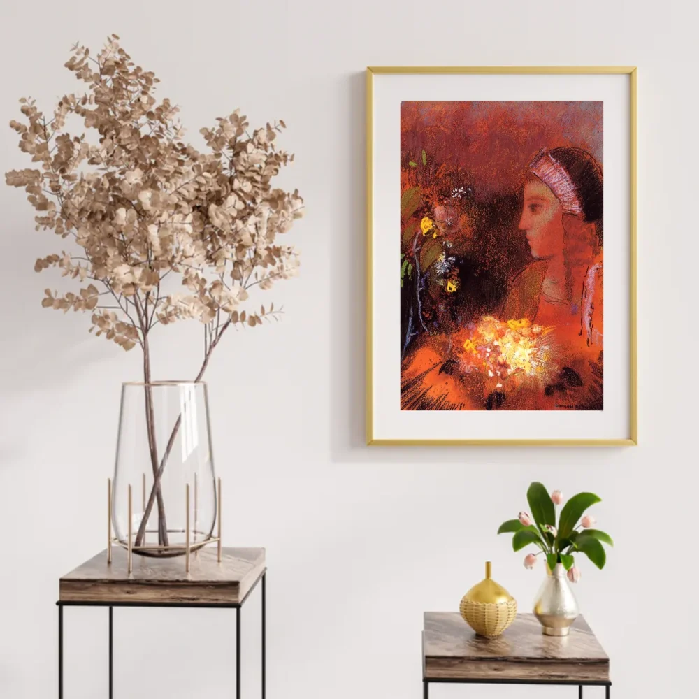 Pintar por números Mujer con flores 1 – foto 2