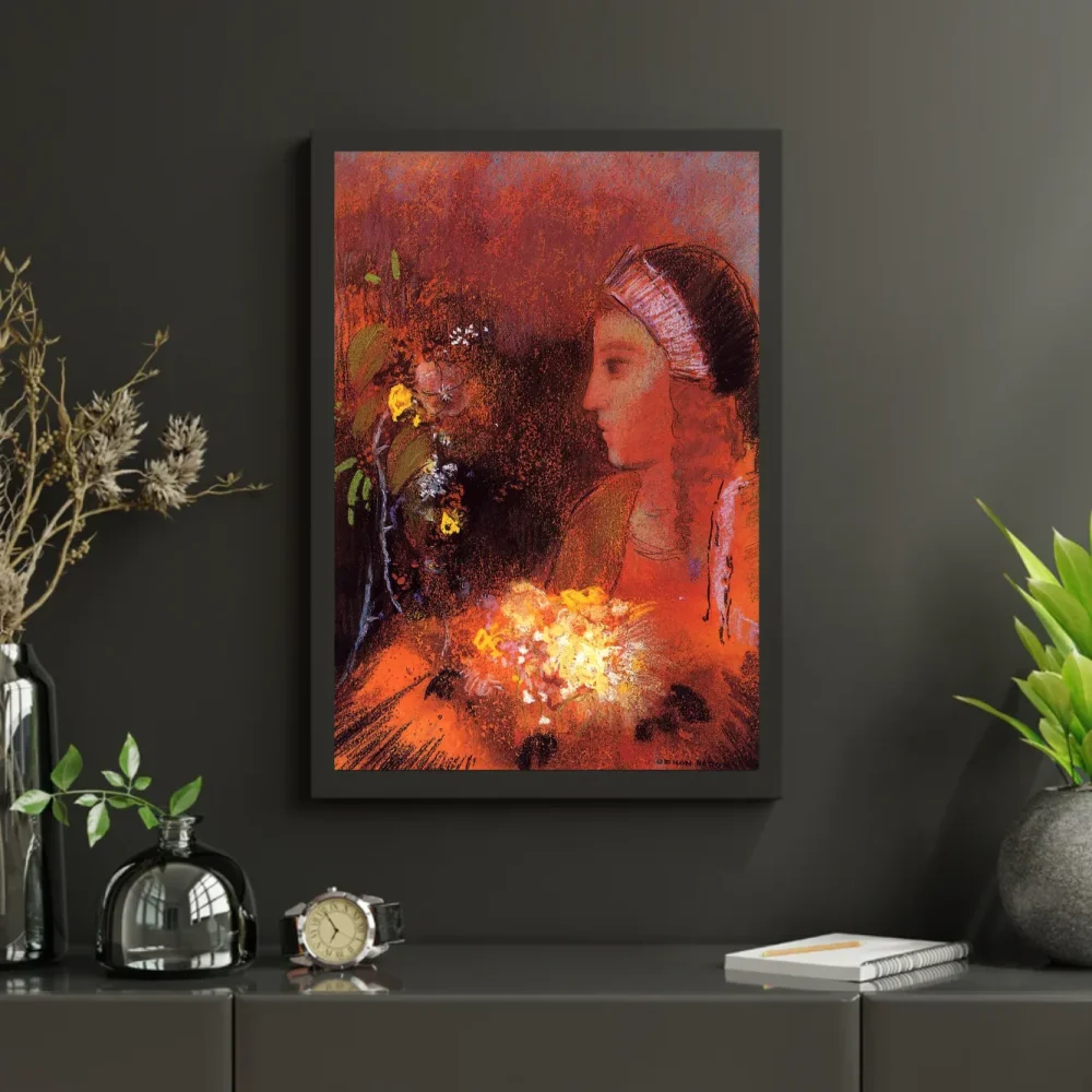 Pintar por números Mujer con flores 1 – foto 3