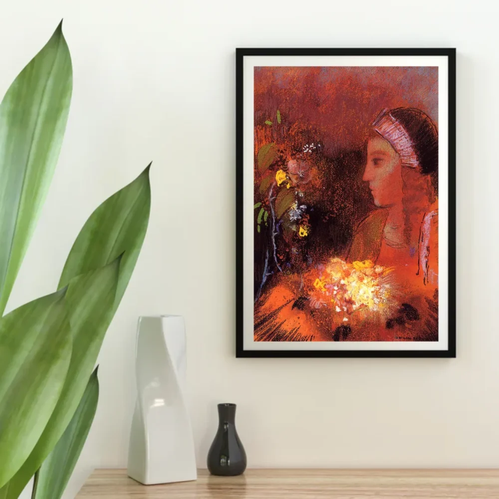 Pintar por números Mujer con flores 1 – foto 4
