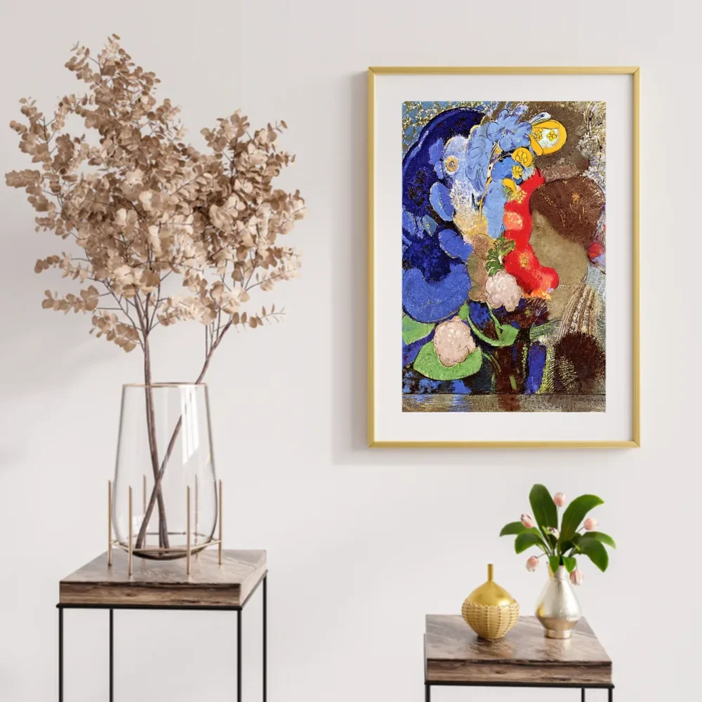 Pintar por números Mujer con flores – foto 2