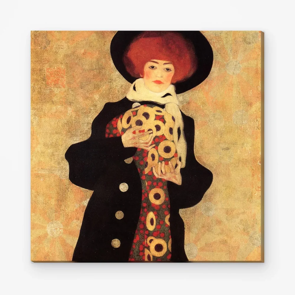Pintar por Números - Mujer con sombrero negro