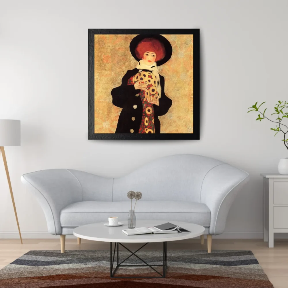 Pintar por números Mujer con sombrero negro – foto 2