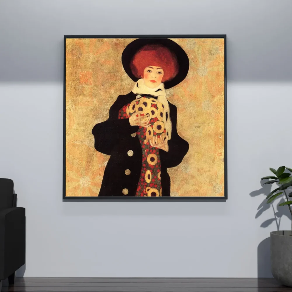 Pintar por números Mujer con sombrero negro – foto 4