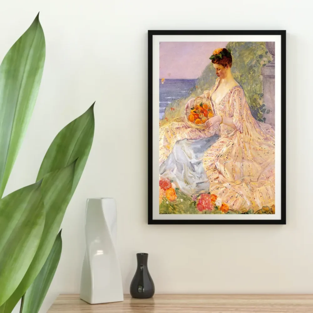 Pintar por números Mujer con una cesta de flores – foto 4