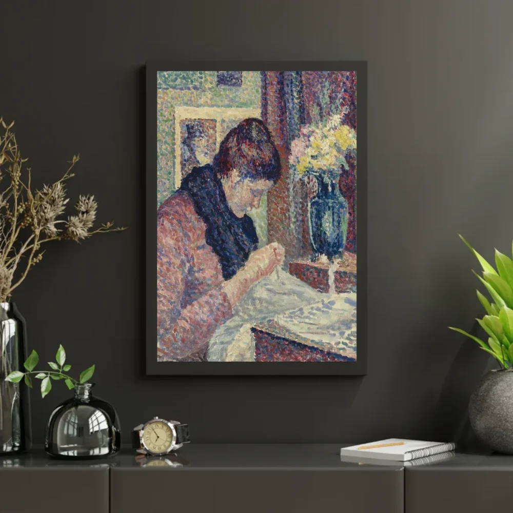 Pintar por números Mujer cosiendo – foto 3