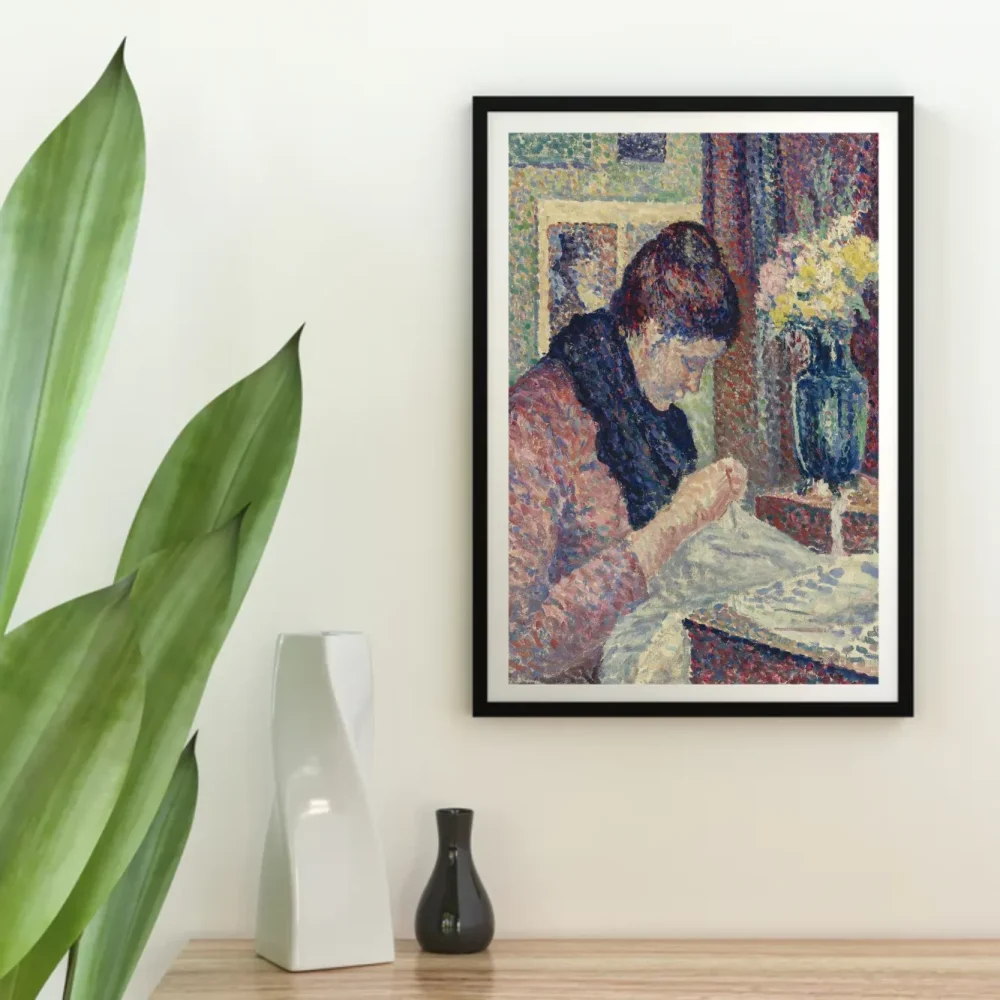 Pintar por números Mujer cosiendo – foto 4
