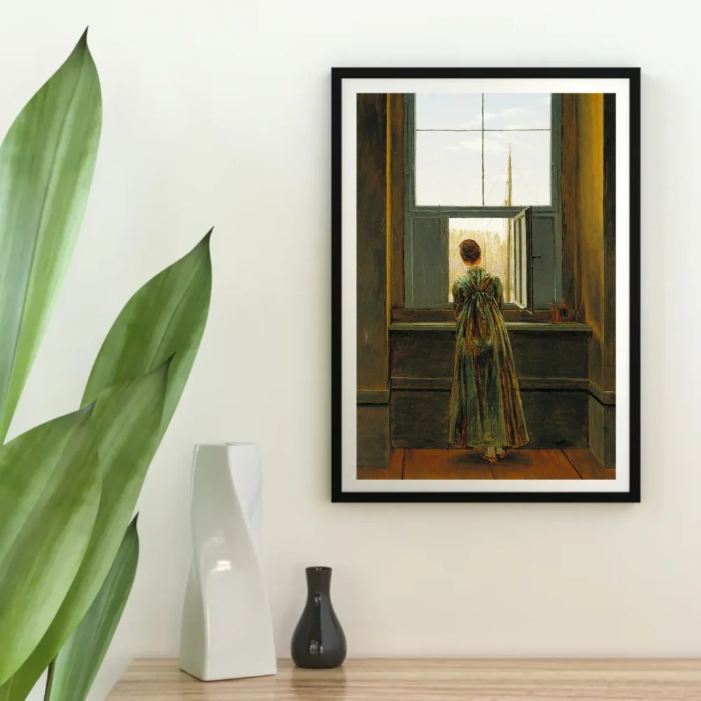 Pintar por números Mujer en la ventana – foto 4