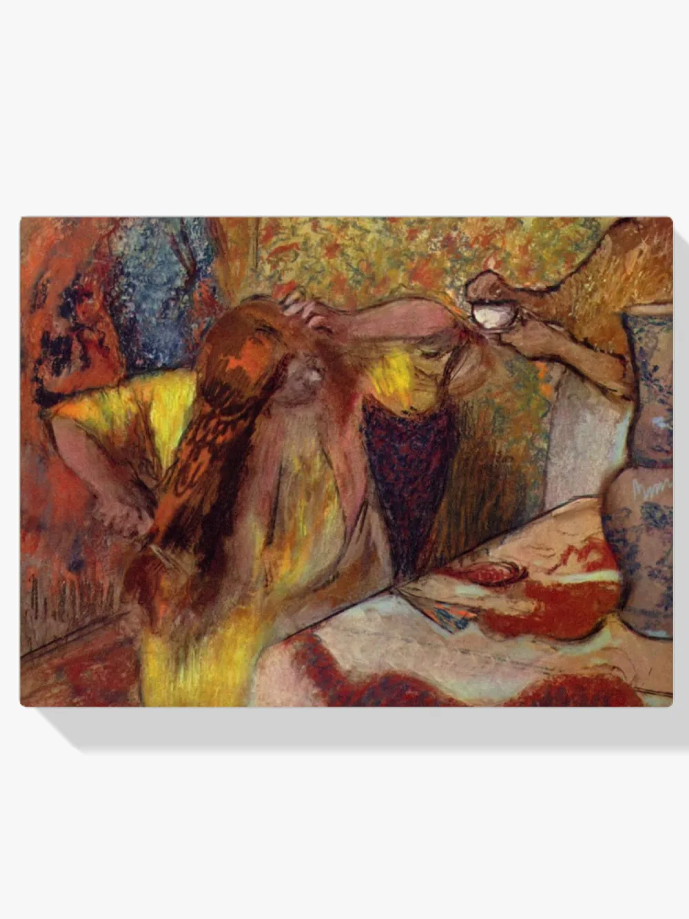 Pintar por números Mujer en su aseo