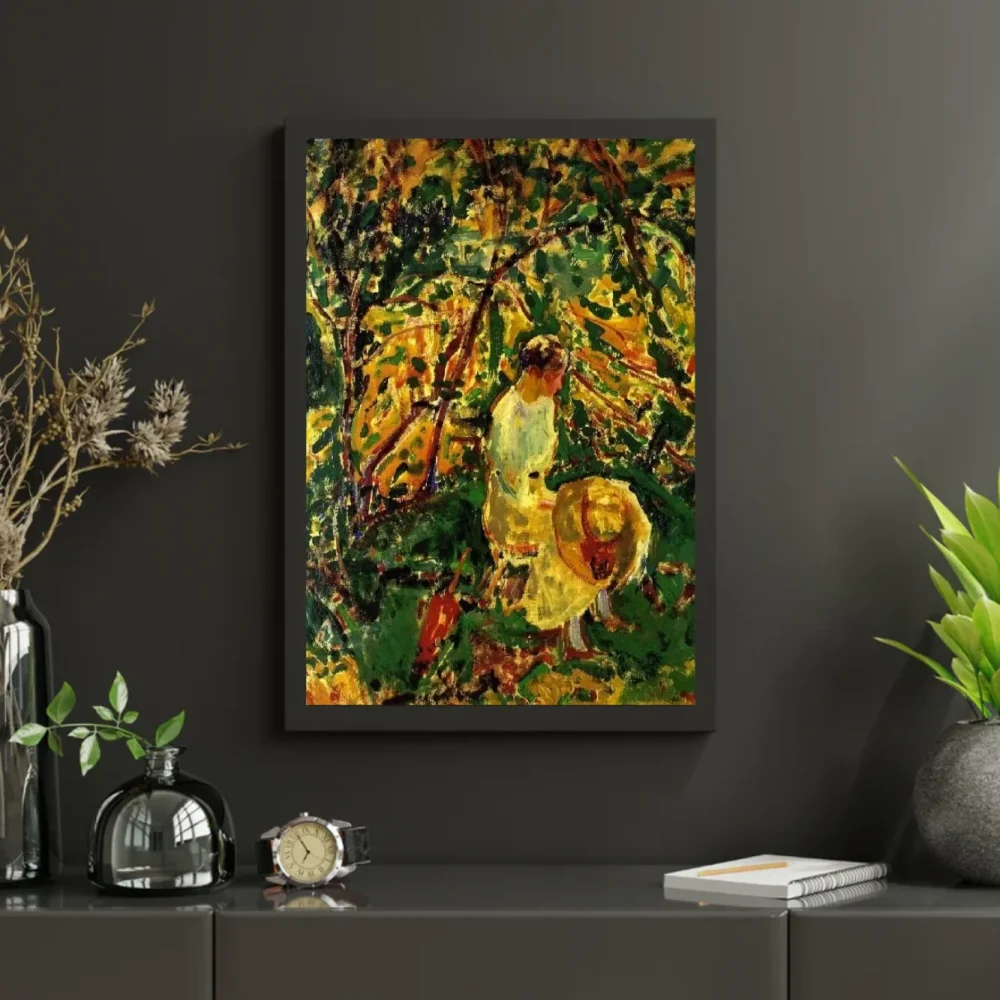 Pintar por números Mujer en un jardín – foto 3