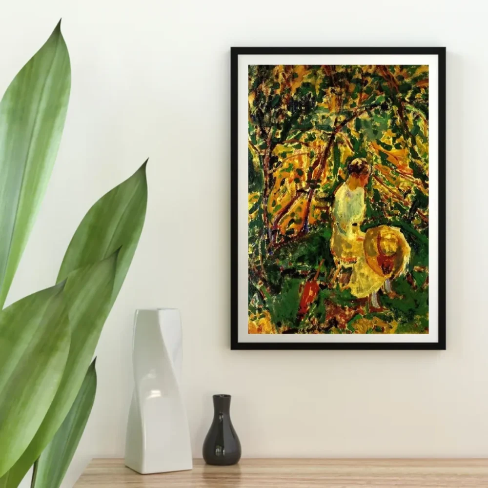 Pintar por números Mujer en un jardín – foto 4