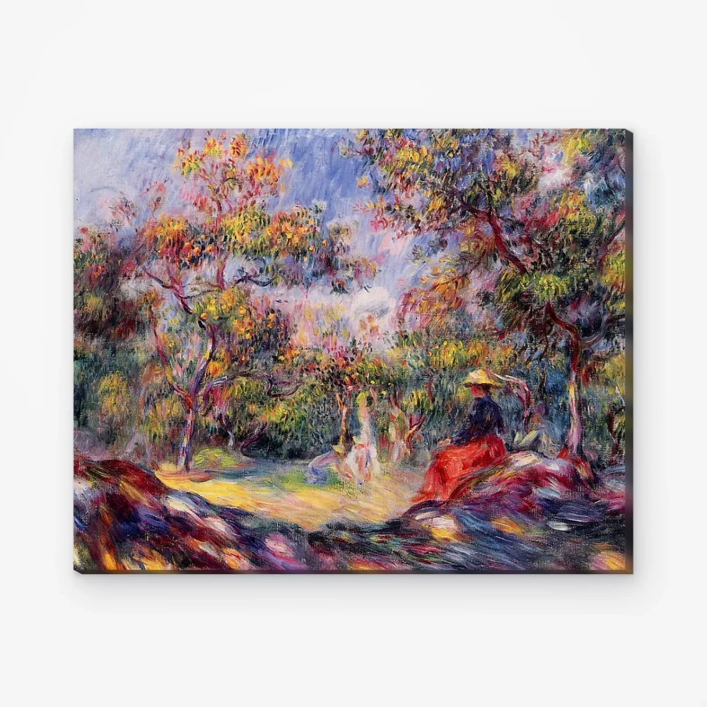 Pintar por Números - Mujer en un paisaje 2