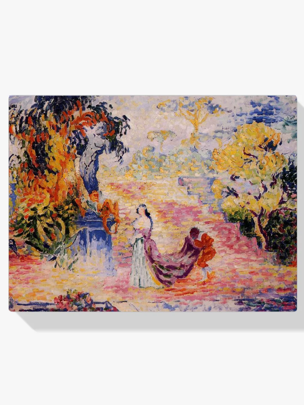 Pintar por números Mujer en un parque - Henri-Edmond Cross